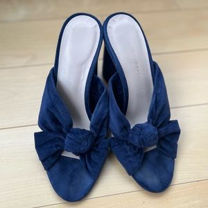 Loeffler Randall Navy Velvet Heels